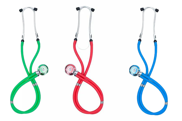Estetoscópio rappaport colorido para uso adulto e infantil Bioland – Modelo ER200